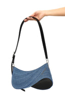 Pantalon Cuir Bleu