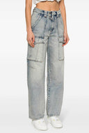 Pantalon Coton Bleu Clair