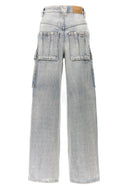 Pantalon Coton Bleu Clair
