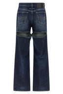 Pantalon Cuir Bleu