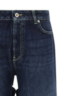 Pantalon Cuir Bleu
