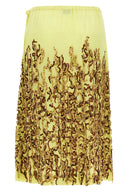 Jupe Soie Jaune