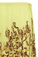 Jupe Soie Jaune