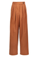 Pantalon Coton Marron