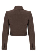 Veste Coton Marron