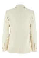 Veste Laine Blanc