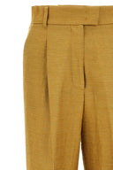 Pantalon Soie Doré