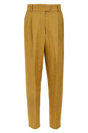 Pantalon Soie Doré