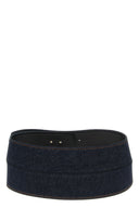 Pantalon Cuir Bleu