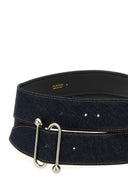 Pantalon Cuir Bleu
