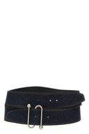 Pantalon Cuir Bleu