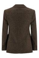 Veste Laine Marron