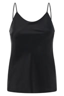 Top Satin Noir