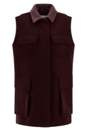 Chemise Cachemire Bordeaux