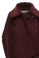 Manteau Laine Bordeaux