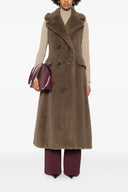 Manteau Soie Marron