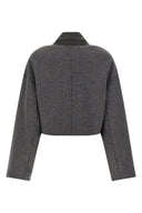 Manteau Cuir Gris