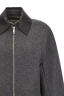 Manteau Cuir Gris