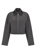 Manteau Cuir Gris