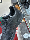 Sneakers Re-Web en cuir noir signature Web