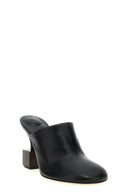 Talons Cuir Noir