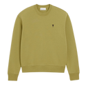 Sweatshirt Vert Ami De Coeur Noir en Coton