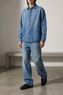 Pantalon Coton Bleu