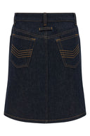 Jupe Coton Bleu