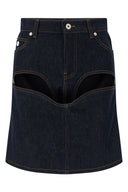 Jupe Coton Bleu