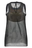 Top Satin Noir