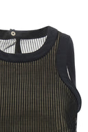 Top Satin Noir