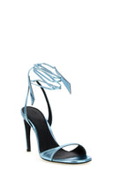 Talons Cuir Bleu Clair