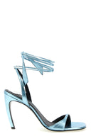 Talons Cuir Bleu Clair