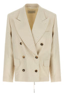 Veste Coton Beige