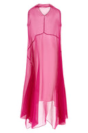 Robe Soie Fuchsia