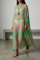 Robe Soie Vert