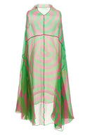 Robe Soie Vert
