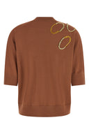 Sweat Laine Marron