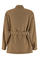 Chemise Laine Beige