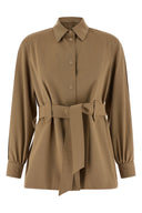Chemise Laine Beige