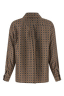 Chemise Soie Marron