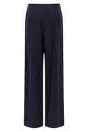 Pantalon Soie Bleu