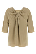 Chemise Soie Beige