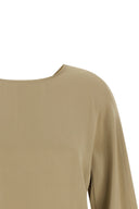 Chemise Soie Beige