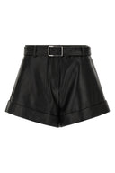 Short Cuir Noir