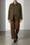Manteau Soie Vert