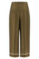 Pantalon Soie Vert