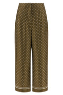 Pantalon Soie Vert
