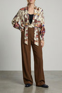 Pantalon Laine Marron