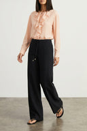 Pantalon Laine Bleu